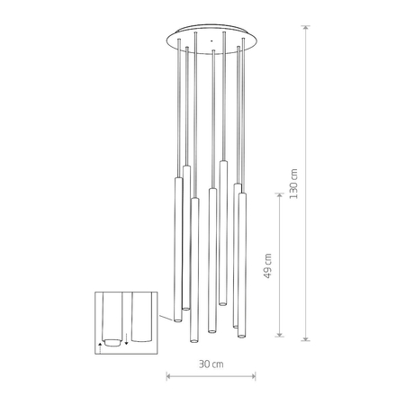 Lampa wisząca Nowodvorski 8920 Laser
