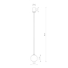 Lampa wisząca KIER M Nowodvorski 10307 czarny