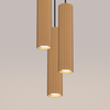 Sollux Lighting Lampa wisząca KARBON 3P złoty SL.1557