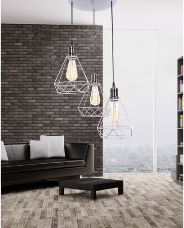 Lampa wisząca Lumina Deco LDP-11609-3-WT Cobi W3