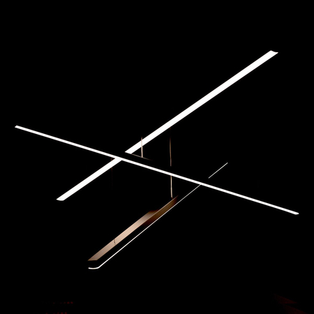 Lampa wisząca Maxlight TRIO 3 3x12WP0311 czarny/chrom