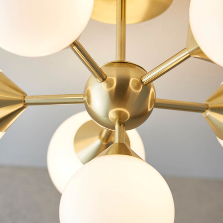 Lampa sufitowa Endon Lighting Oscar 76501 mosiądz