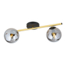 Lampa sufitowa SPLENDI 2 Emibig 1246/2 czarny/złoty