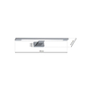 Milagro Kinkiet SHINE CHROME 40cm 7W LED ML030 CHROM