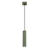 Sollux Lighting Lampa wisząca KARBON 1 zielony oliwkowy SL.1611