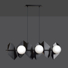 Lampa wisząca DRIFTON 6 BLACK Emibig 636/6 biały/czarny