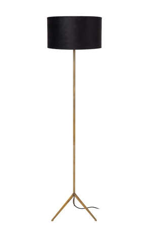 Lampa podłogowa Lucide TONDO 45790/81/02 czarny/złoty