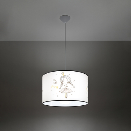 Sollux Lighting Lampa wisząca PRYSM 1 biała SL.1397