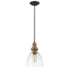 Lampa wisząca Elstead Lighting Matrimonio drewniany DL-MATRIMONIO-1P