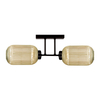 Lampa sufitowa Kaja FADIGA K-5743 bursztynowy, czarny