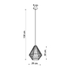 Sollux Lighting Lampa wisząca DEMI czarna SL.0298