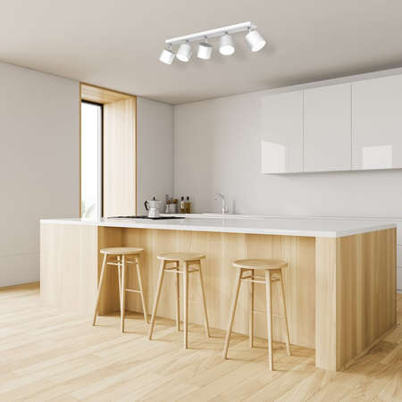 Milagro Lampa sufitowa Dixie 5xGX53 Biały MLP7598 BIAŁY