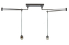 Lampa wisząca NATALIA 2S LAMPBODY Azzardo AZ1923 chrom
