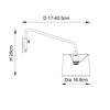 Kinkiet Endon Lighting Carlson 79500 czarny