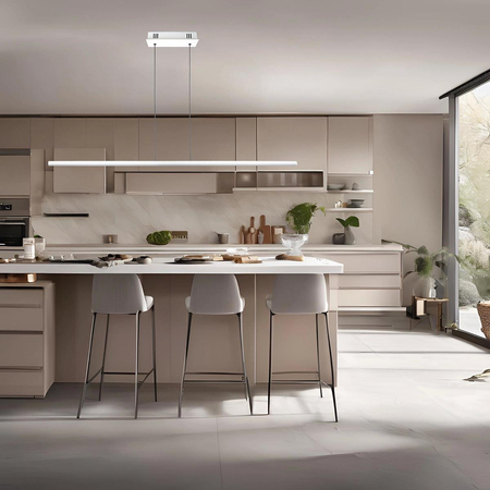 Lampa wisząca Linea No.1 100cm biała 4k Dali