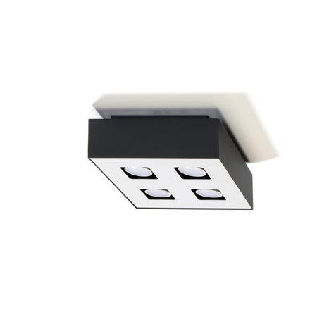 Sollux Lighting Plafon NERO 12,5 czarny/chrom SL.1408