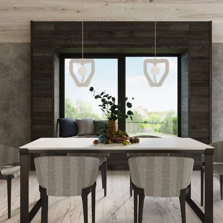 Sollux Lighting Lampa wisząca TRES biała SL.0929