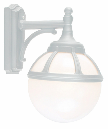 BOLOGNA 311 WHITE E27 LED 9W ON ARM DOWN