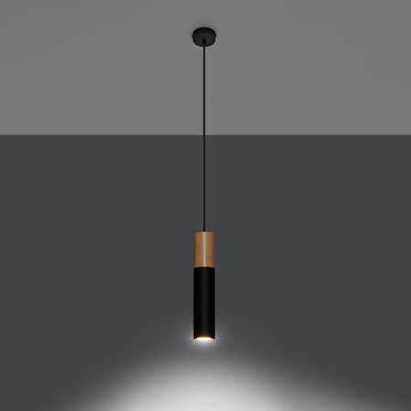 Sollux Lighting Lampa wisząca PASTELO 1 beton SL.1271