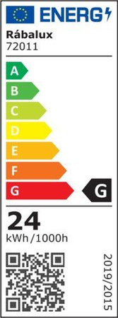 Lampa wisząca Rabalux Temperius 72011 chrom satyna