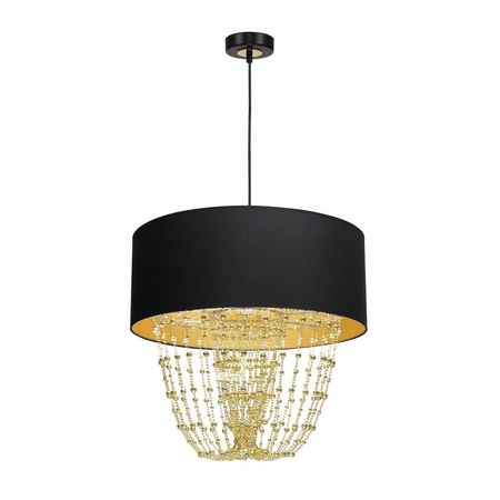 Milagro Lampa wisząca ALMERIA BLACK/GOLD 1xE27 MLP6442 CZARNY / ZŁOTY