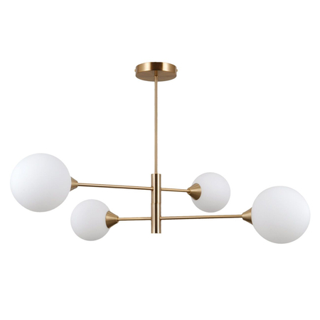 Lampa wisząca Italux Evora PND-55342-4-HB Mosiądz miodowy