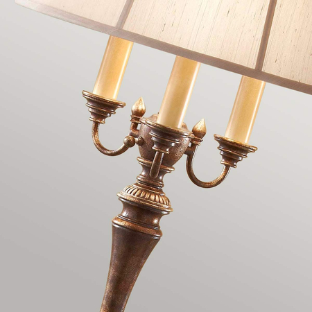 Lampa podłogowa Elstead Lighting Gibson brąz FE-GIBSON-FL