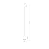 Lampa wisząca Nowodvorski POINT DUO 11511 Czarny