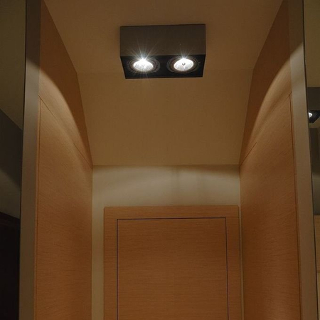 Lampa AQForm Squares Surface Biały Struktura