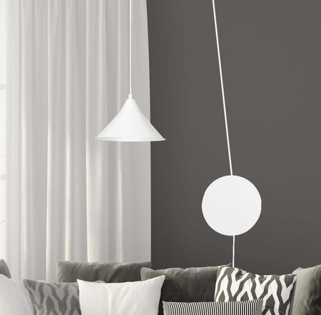 Lampa wisząca ABRAMO 1 WHITE Emibig 159/1 biały