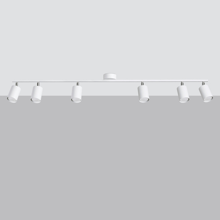 Sollux Lighting Plafon LEMMI 6L czarny SL.1169