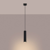 Sollux Lighting Lampa wisząca KARBON 1 czarny SL.1573