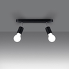 Sollux Lighting Plafon FORNES 2 czarny SL.1121