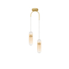 Lampa wisząca Luces Exclusivas REBALVO LE45199 złoty i odcienie złota
