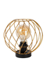 Lampa stołowa Lucide DANZA 21528/25/02 czarny/złoty