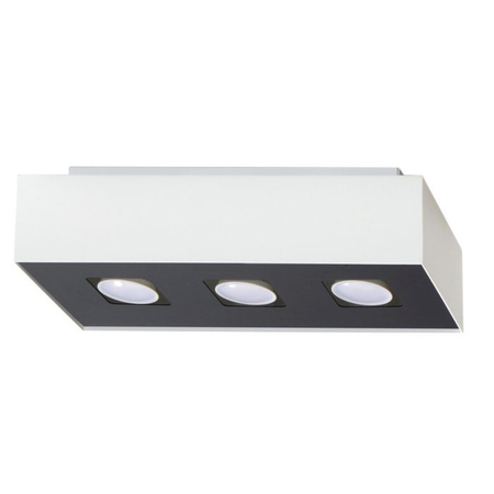 Sollux Lighting Plafon MONO 3 czarny SL.0072