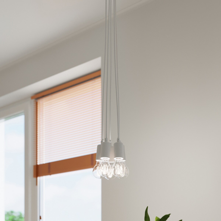 Sollux Lighting Lampa wisząca DIEGO 5 biała SL.0571