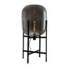 Lampa podłogowa Italux Maversa FL-82321-1A-M Czarny, Grafitowy lustrzany