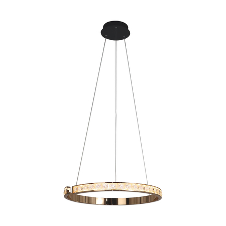 Lampa wisząca MURIEL Zuma Line MD4996-1-3GBD czarny/złoty