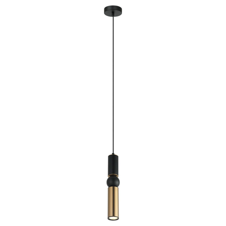 Lampa wisząca Italux Isidora PND-14290-1-BK-BRO Czarny, brąz antyczny