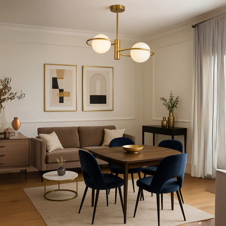 Light Prestige Plafon Dorado ring złota 2 x E14 LP-002/2C ring