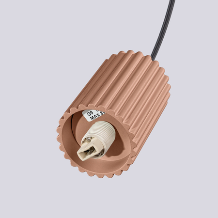 Sollux Lighting Lampa wisząca HALO 1 mocca SL.1734