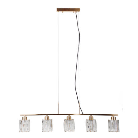 Lampa wisząca Italux Simona PND-40814-5-HBR Złoty
