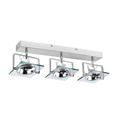Light Prestige Plafon kinkiet Industrial srebrny 3xQR111 QR-111003