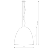 Lampa wisząca EGG XL Nowodvorski 10321 czarny