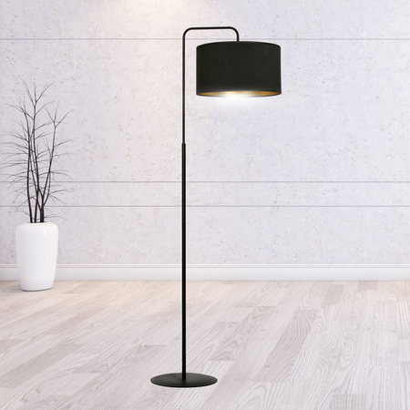 Lampa podłogowa HILDE LP1 BL BLACK Emibig 1054/LP1 czarny