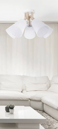 Lampa sufitowa TK Lighting 666 Vaio White