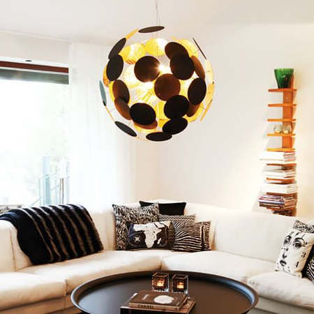 Lampa wisząca By Rydens 2828990-4007 Planet Ø66 cm