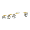 Lampa sufitowa MONZA 4 Emibig 1251/4 biały/złoty