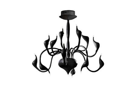 Lampa wisząca SNAKE BLACK Azzardo AZ1017 black